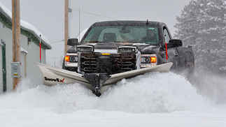 ON SALE New SnowEx 8.5 SS HDV Model, V-plow Flare Top, Trip edge Stainless Steel V-Plow, Automatixx Attachment System